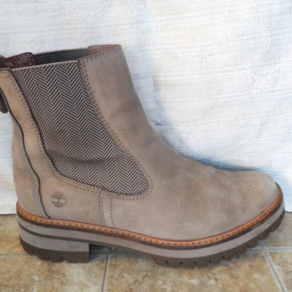 Timberland Nubuck Chelsea Boots Women’s 8.5 - Picture 2 of 15